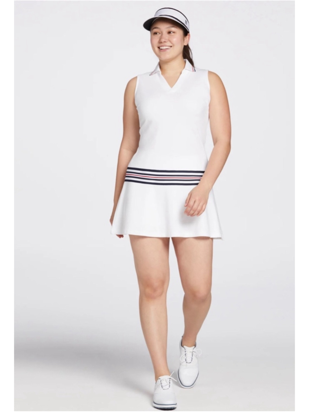 Women's lady Hagen White golf Dress Size l
